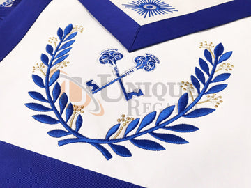 Masonic Blue Lodge Officers Aprons- Set of 15 Aprons